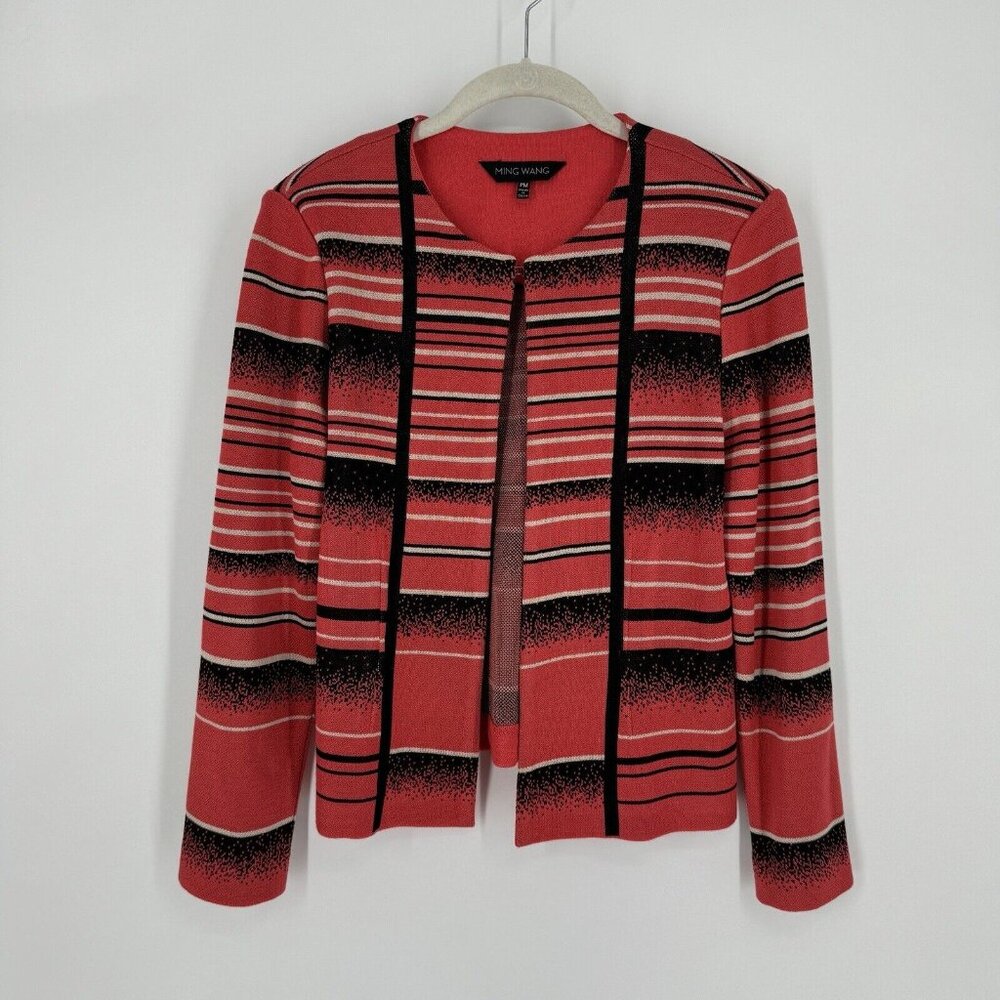 Ming Wang Cardigan Women’s petite medium M  jacket minimalist work office career